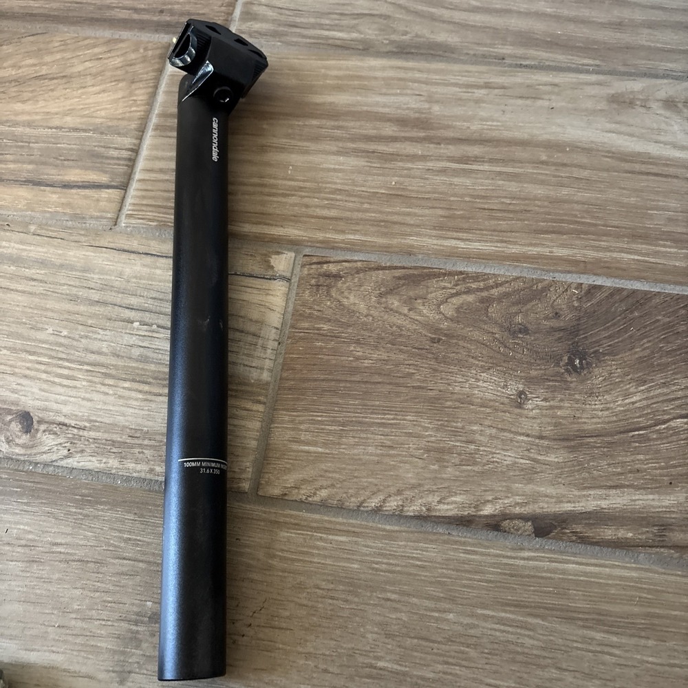 CANNONDALE Four ALUMINUM SEATPOST, 31.6 X 350MM, 100mm Minimum Insert BLACK